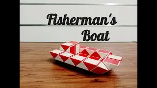 SNAKE CUBE: FISHERMAN'S BOAT |   Small Boat | ( 48 wedges)