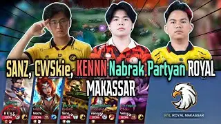 BENZ Solo K1LL CWSkie‼️Partyan Sanz Nabrak Partyan ROYAL MAKASSAR - Mobile Legends