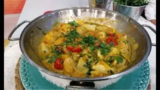 Línguas de bacalhau em molho de caril | Praça da Alegria | RTP