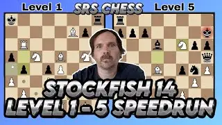 NEW World Record - Chess Bots 500 - 2500 ELO / Stockfish Fairy 14 Levels 1 - 5 in 12:30