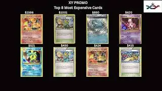 Top 8 Most Expensive XY PROMO (per Collectr) #pokemon #pokemoncards #tcg #charizard 