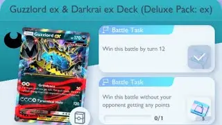 Pok&eacute;mon TCG Pocket - Guzzlord ex & Darkrai ex Deck (Deluxe Pack: ex) | Early Win Mission
