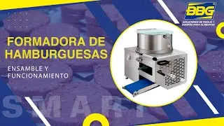 &iquest;C&oacute;mo hacer carne para hamburguesas? Formadora autom&aacute;tica de hamburguesas Ref: SMART - BBG