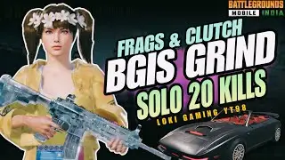 BGIS Grind Solo 20 Finishes vs T1 Teams 😱 | BGIS Highlights I LOKI GAMING YT98 