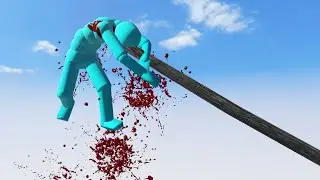 Boxing AI Fights with Weapons in Realistic Simulations! (with Active Ragdoll Physics)