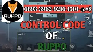 CONTROL CODE OF RUPPO 2021  || IN HINDI || INTHANE GAMERZ
