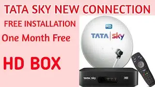Tata Sky New Connection | Tata Sky Free Installation HD Box