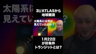 3I/ATLASの視点から見た「太陽と内惑星の異常な並び」 #宇宙 #3iatlas #都市伝説
