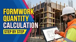 How to Calculate Formwork Quantity on Site | Shuttering Material Calculation for Slab & Column