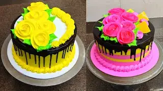 Most Satisfying Chocolate Cake Decorating/Cake Design/Perfect Cake Decorating Ideas for Occasio
