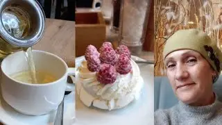Заехали в Кофейню выпить ЧАЮ с Пироженкой - We stopped at a coffee shop @ArinaMiroshina