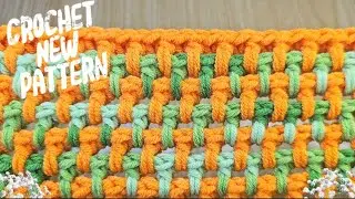 Crochet New Pattern Fot Beginners||Two Rows Repeated||Step By Step Guidance 
