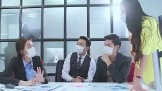 new normal office lifestyle asian businessman and 0015