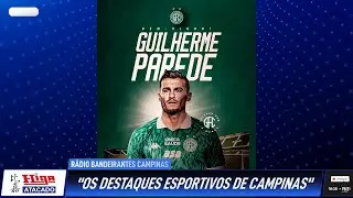Entrevista Guilherme Parede (atacante Guarani) - 19/11/2025 - R&aacute;dio Bandeirantes Campinas
