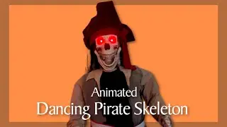 Gemmy Animated Life-Size Dancing Pirate Skeleton 