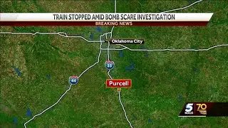 Train evacuated after 'ticking' piece of luggage prompts bomb threat investigation in Purcell