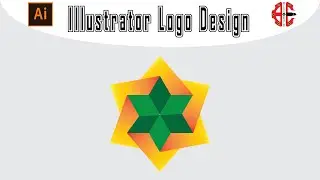 Illustrator Logo Design from Geometric Shapes - 3D Star Logo Design in Illustrator #logo