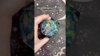 This is the biggest d20 I&rsquo;ve ever made ✨ #dice #d20 #liquidcore #gaming #art #craft #ttrpg #dnd