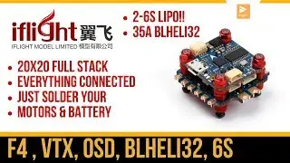 Easy Setup 20x20 FPV Micro Premium Flight Controller Stack // iFlight Succex F4 Mini