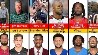 NFL Players And Their Sons | NFL: Father And Sons