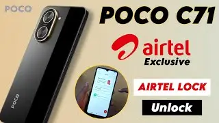 Poco C71 Airtel Sim Lock - Poco C71 Airtel Exclusive Kya Hai || Poco C71 Me Airtel Sim Kaise Chalaye