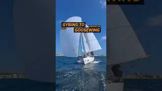 Epic Downwind Gybe to Goosewing by J/80 Racing Team Peninsula