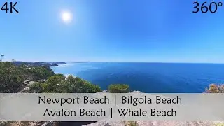 Walking Newport Beach, Bilgola Beach, Avalon Beach to Whale Beach | Sydney Australia | Slow TV