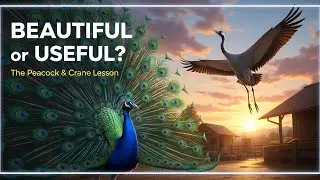 The Peacock & The Crane: The Fable That Exposes Every Show-Off