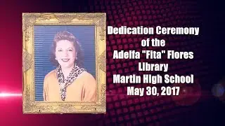 R & T  Martin High School Library Dedication Ceremony