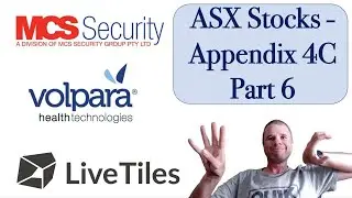 ASX Small Caps Appendix 4C - MCS Services, Volpara, LiveTiles