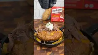 Loaded Steak Potato 🥔 #shorts