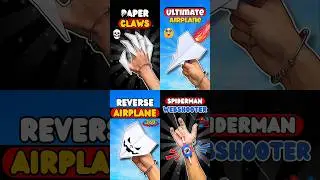 Mind Blowing Paper Toys 🤯✂️💯 #shorts #diy #experimnent #papercraft #craft #origami #howto #paper