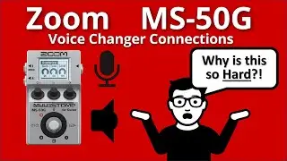 Zoom MultiStomp MS-50G - Best Voice Changer Setup (Mic, Pre-Amp, Speaker)  #voiceeffects