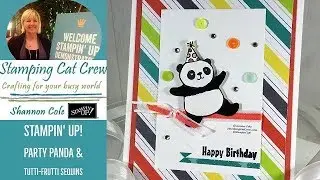 Стампинг вверх! Пайетки Party Panda и Tutti-Frutti