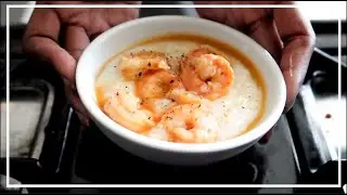 Sizzling W/ Syzzle:// Cajun Shrimp & Grits | Super Quick 20 Minute Meal