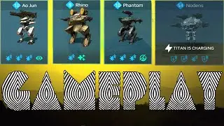 War Robots  Ao Jun Rhino Phantom Nodens Gameplay