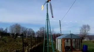 Limanowa Elektrownia wiatrowa ,średnica śmigieł 3,60m