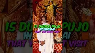 DON'T MISS this 15 Durga Puja Pandals in Mumbai | The Indian Story #durgapuja #durgapuja2025