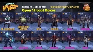 Overwatch - Open 11 Halloween loot boxes