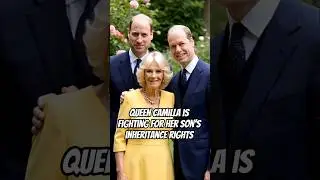 Queen Camilla is fighting for her son&rsquo;s inheritance rights 🧐 #royal #camilla #princewilliam #diana