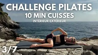 CHALLENGE PILATES 7 JOURS 3/7 | 10 MIN CUISSES | SANS &Eacute;QUIPEMENT | JESSY PILATES