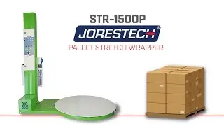 PALLET STRETCH WRAPPER | Automatic Turntable Pallet Stretch Wrapper STR-1500P by JORESTECH&reg;