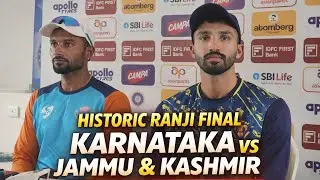 Ranji Trophy Final 2026 Devdutt Padikkal & Paras Dogra press conference | Karnataka vs Jammu Kashmir