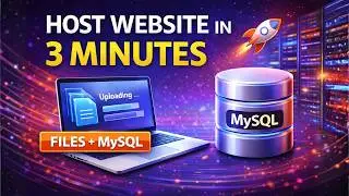 How to host Your Website in 3 Minutes &mdash; Upload Files & Set Up MySQL