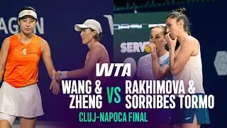 Wang/Zheng vs. Rakhimova/Sorribes Tormo | 2026 Cluj-Napoca Doubles Final | WTA Match Highlights