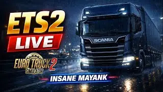 ETS2 Gameplay LIVE 🚛 | Night Driving &bull; Real Traffic &bull; Chill Stream #shortsfeed #shorts  #ets2