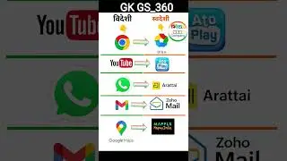 Made-in-India Apps❓ भारतीय स्वदेशी एप्स #news #gk #shorts #aap