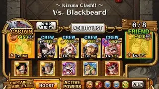 3.4 BILLION DAMAGE vs 15⭐BLACKBEARD DEX KIZUNA CLASH - TOKI team OPTC