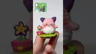 메이플스토리 핑크빈, 슬라임 등 코바늘 미니어처 | pink bean & slime amigurumi (maplestory)