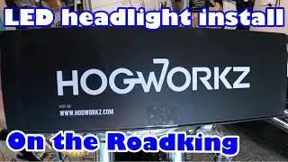 Hogworkz headlight and passing light install on the Roadking